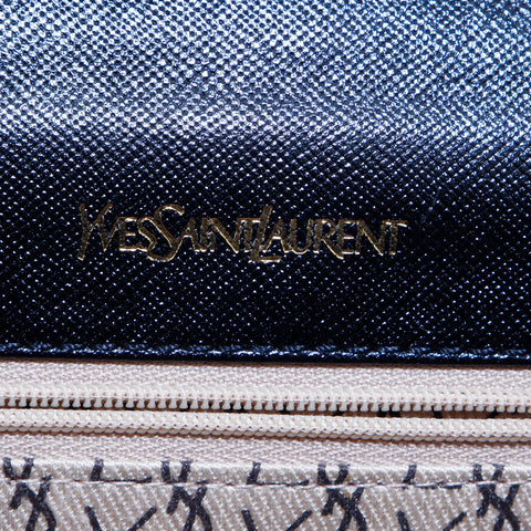 イヴ・サンローラン YVES SAINT LAURENT レザー ショルダーバッグ ブラック WS4281