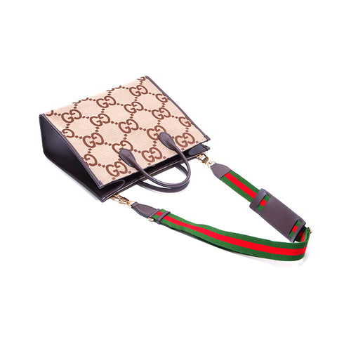 グッチ GUCCI ジャンボGG 2way ショルダーバッグ キャンバス ブラウン WS4297