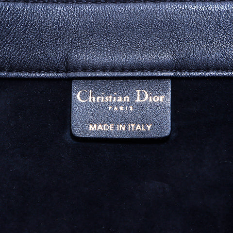 Christian Dior Leder -Kalbskalb -Tasche Schwarz WS4301