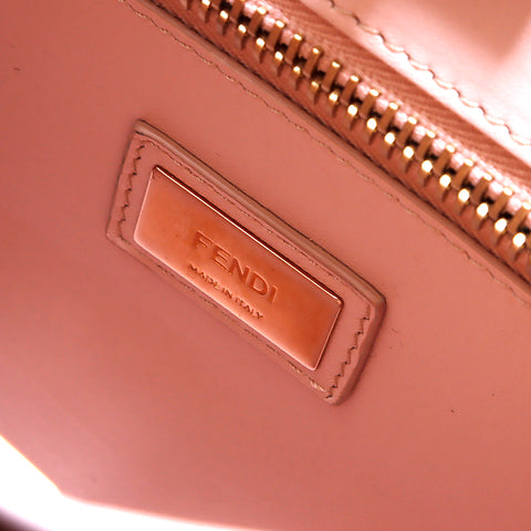 FENDI Peekaboo Studs 2way Shoulder Bag Leather Pink WS4306