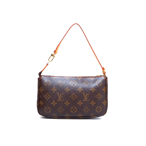 ルイ・ヴィトン LOUIS VUITTON ポシェット SL1024 ポーチ VINTAGE 中古 定番 PVC ブラウン WS4315