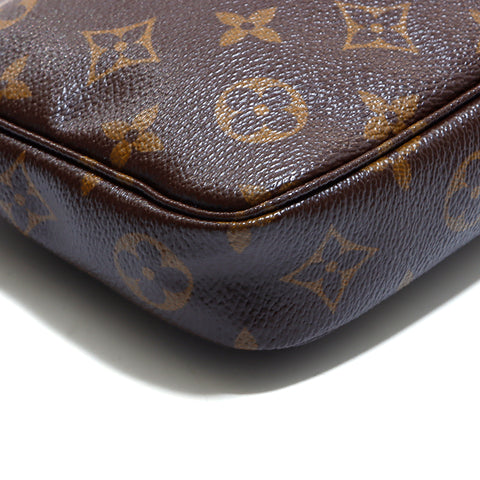 ルイ・ヴィトン LOUIS VUITTON ポシェット SL1024 ポーチ VINTAGE 中古 定番 PVC ブラウン WS4315