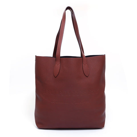 Sac fourre-tout en cuir Burberry Brown WS4385