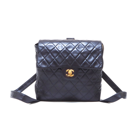 シャネル CHANEL マトラッセ ラムスキン リュック・デイパック ブラック WS4400