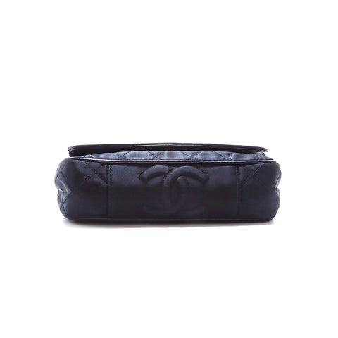 Chanel -Pailletten -Logo -Umhängetasche schwarz WS4403