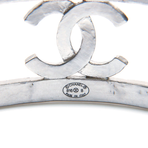 Chanel Coco Mark 2016 Bangle Silver WS4406