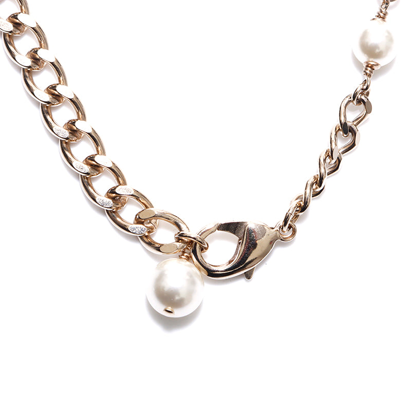 シャネル CHANEL ココマーク パール GP B19V 2019年 ロング ネックレス