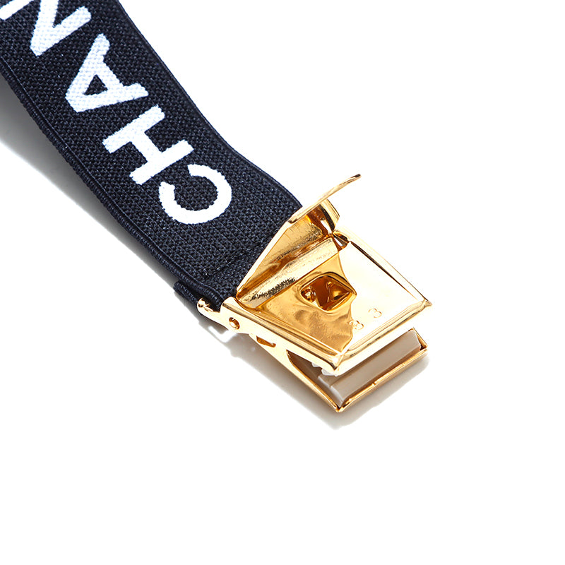 Chanel CHANEL Logo Armband Mini Suspenders 94P 1994 Bracelet