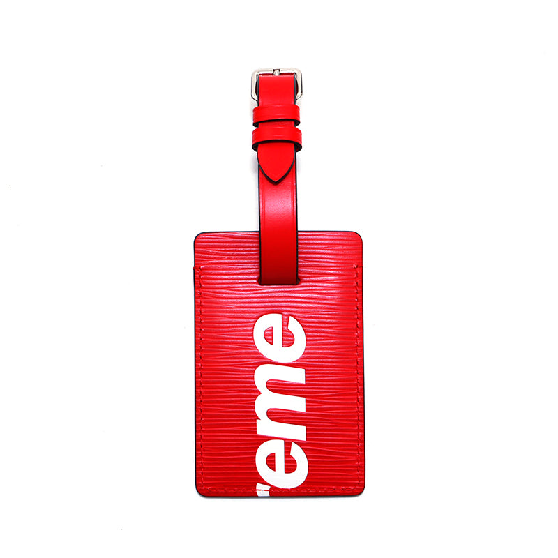 Louisvuitton supreme tag ルイヴィトン キーホルダータグ Louis Vuitton LOUIS VUITTON Supreme collaboration name tag