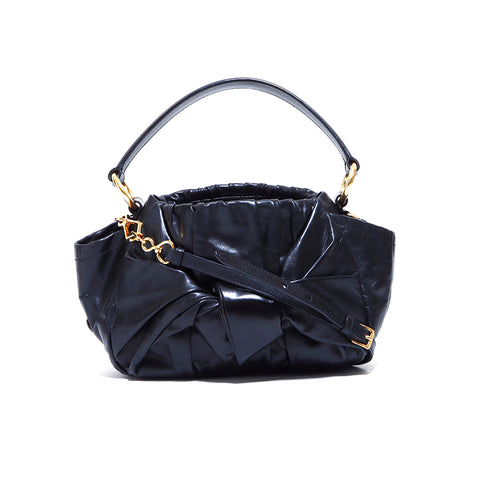 Prada 2Way手提包皮革黑色WS4580