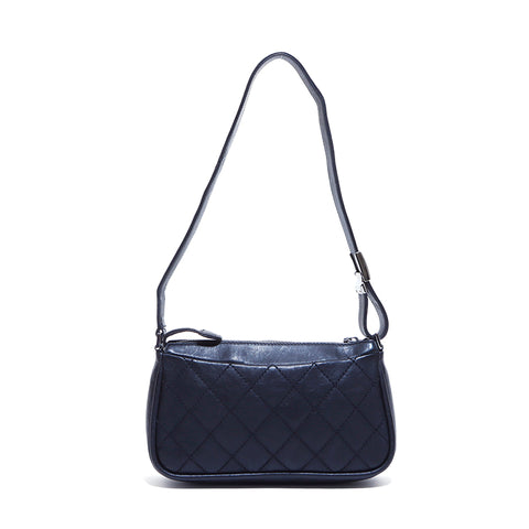 Chanel Coco Mark Leather Matelasse Stitch One Spowder Sac No. 10 2005-2006 Sac à bandoulière noir WS4591