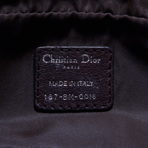 クリスチャンディオール Christian Dior トロッター 総柄 キャンバス ショルダーバッグ ブラウン WS4599