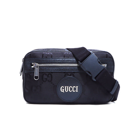 グッチ GUCCI GGスプリーム キャンバス レザー ポリエステル  ショルダーバッグ ブラック WS4603