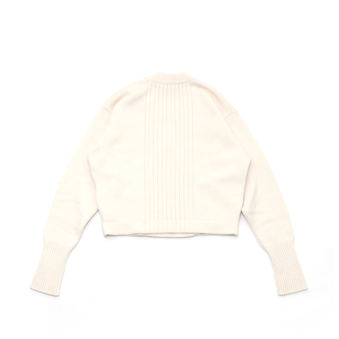 Chanel Cashmere Cropped Size:34 1990s Cardigan Ivory WS4629