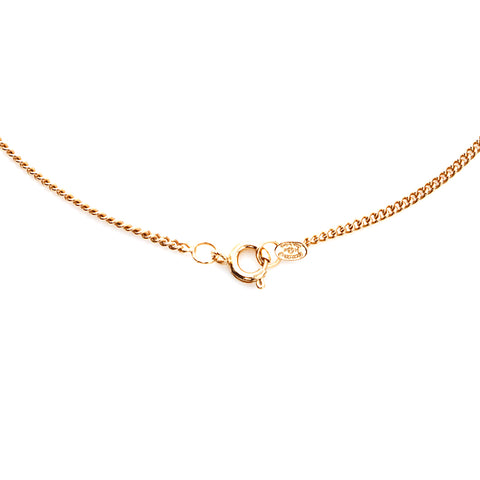 Chanel Coco Mark Necklace Gold WS4655