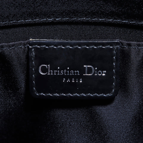 クリスチャンディオール Christian Dior ハラコ トートバッグ ブラック×ホワイト WS4709