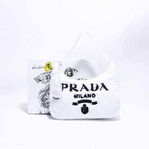 プラダ PRADA Re-Edition 2000 ハンドバッグ ホワイト WS4753