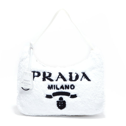 プラダ PRADA Re-Edition 2000 ハンドバッグ ホワイト WS4753