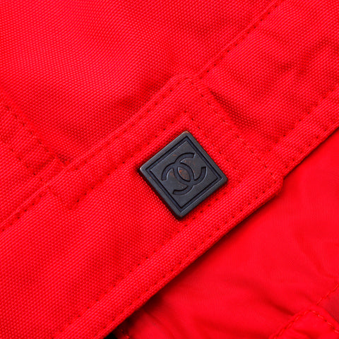 Chanel Sports Line Jacket x Skirt 03A Setup Red WS4757