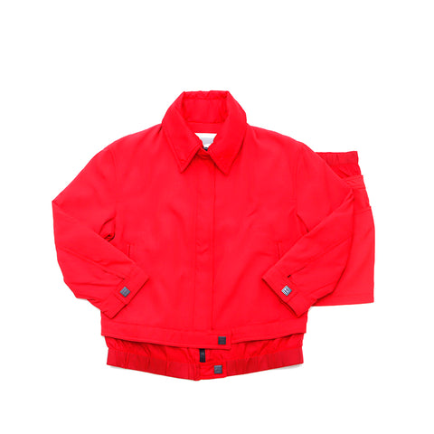 Chanel Sports Line Jacket x Skirt 03A Setup Red WS4757