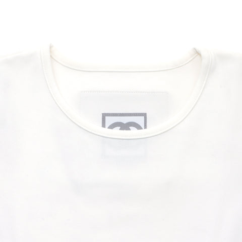 シャネル CHANEL スポーツライン ココマーク 半袖Ｔシャツ グレー×ホワイト WS4778