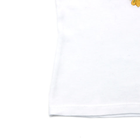 Christian Dior Logo Flower Short Sleeve T-Shirt White WS4784