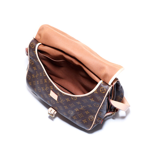 ルイ・ヴィトン LOUIS VUITTON モノグラム ソミュール メッセンジャーバッグ FH0921 ショルダーバッグ ブラウン WS4796