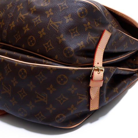 ルイ・ヴィトン LOUIS VUITTON モノグラム ソミュール メッセンジャーバッグ FH0921 ショルダーバッグ ブラウン WS4796