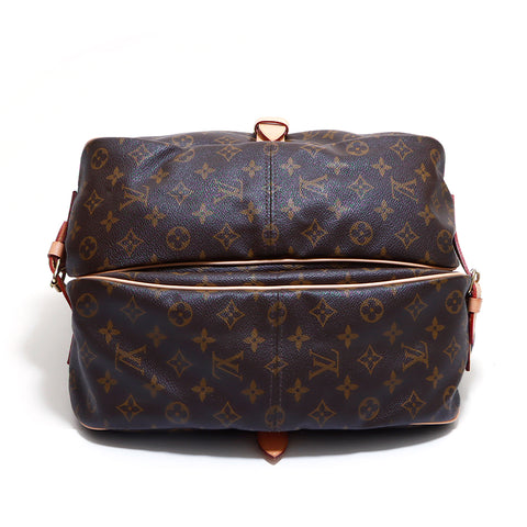 ルイ・ヴィトン LOUIS VUITTON モノグラム ソミュール メッセンジャーバッグ FH0921 ショルダーバッグ ブラウン WS4796