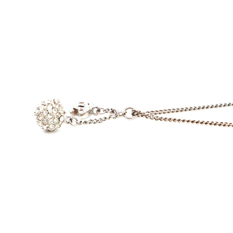 Chanel Coco Mark Rhinestone 2012 Collier en argent WS4858