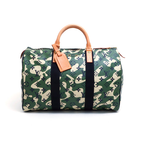 路易威顿路易·威登(Louis Vuitton)手提包绿色WS4919