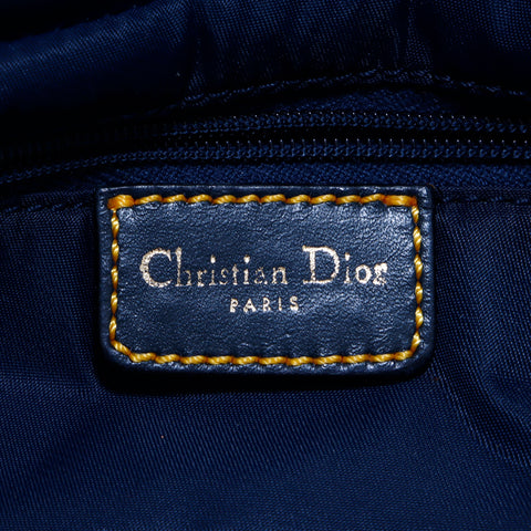 クリスチャンディオール Christian Dior ハンドバッグ ネイビー WS4925