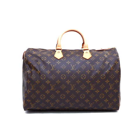 Louis Vuitton Louis Vuitton Speedy 40 Monogramme Boston Sac brun WS4980