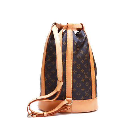 ルイ・ヴィトン LOUIS VUITTON モノグラム ランドネ GM ショルダーバッグ ブラウン WS4991