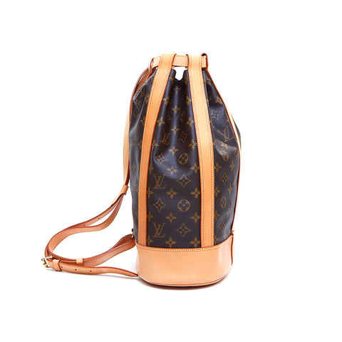 ルイ・ヴィトン LOUIS VUITTON モノグラム ランドネ GM ショルダーバッグ ブラウン WS4991