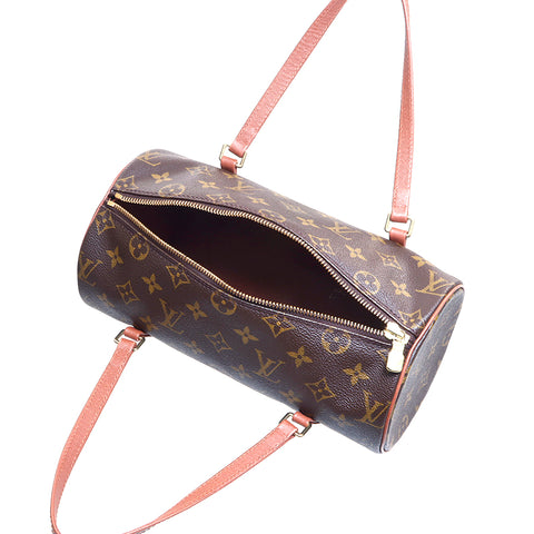 ルイ・ヴィトン LOUIS VUITTON モノグラム パピヨン26 ハンドバッグ ブラウン WS4994