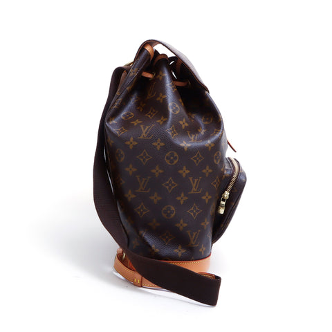 ルイ・ヴィトン LOUIS VUITTON モノグラム モンスリGM リュック・デイパック ブラウン WS4995