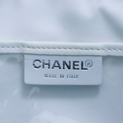 シャネル CHANEL 7番台 パイル地 ショルダーバッグ ブルー WS5011