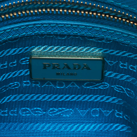 プラダ PRADA 2way サフィアーノ ショルダーバッグ ブルー WS5049