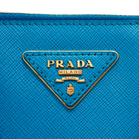 プラダ PRADA 2way サフィアーノ ショルダーバッグ ブルー WS5049