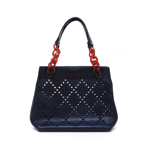 香奈儿香奈儿(Chanel Chanel)可可标记8号手袋黑色WS5052