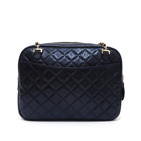 Chanel CHANEL Quilted Filling No. 14 Shoulder Bag Black WS5060