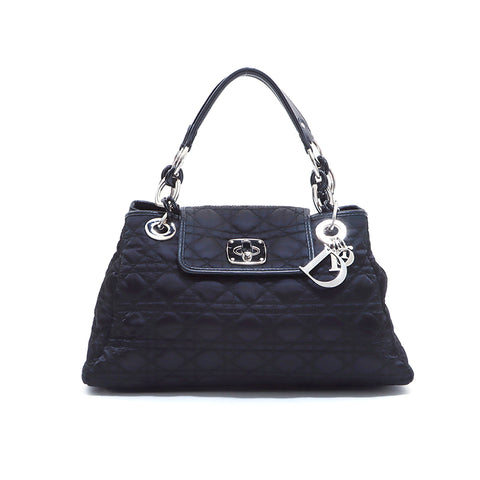 克里斯蒂安·迪奥(Christian Dior Canage)连锁手提包黑色WS5083