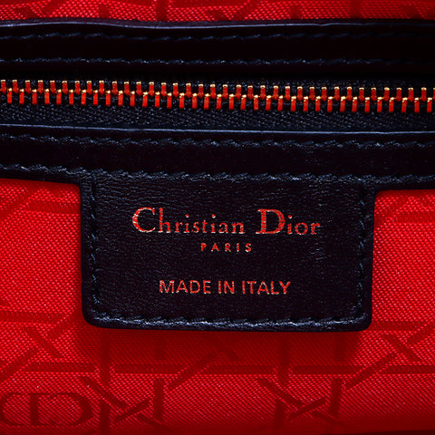 クリスチャンディオール Christian Dior レザー レディディオール 2way ショルダーバッグ ブラック　ゴールド WS5104