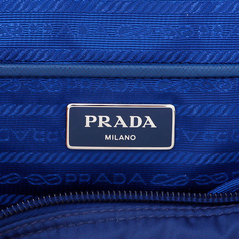 プラダ PRADA ナイロン ショルダーバッグ ブルー WS5108