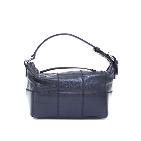 香奈儿巧克力棒鱼子酱皮肤8手袋黑色WS5208