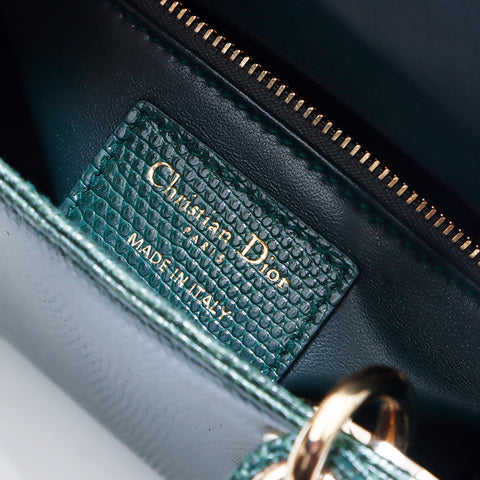 クリスチャンディオール Christian Dior トカゲ革 レディーディオール ...