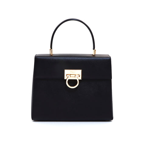 Salvatore Ferragamo Gancini手提包黑色WS5271