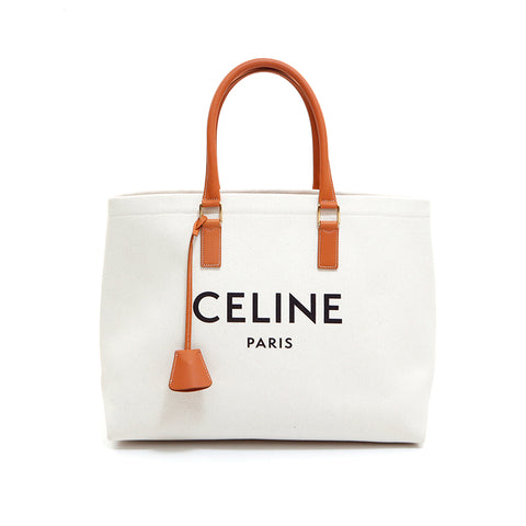 セリーヌ CELINE カバホリゾンタル トートバッグ アイボリー WS5274