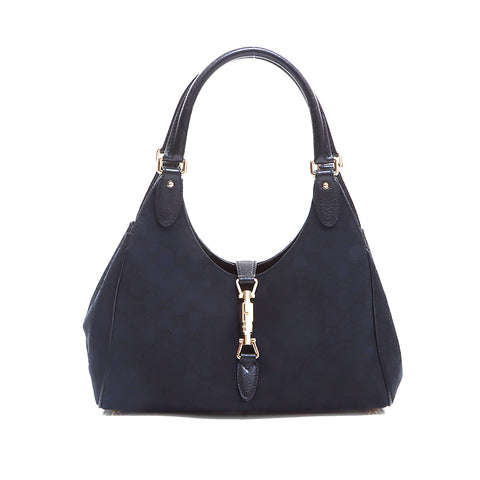 Gucci Jackie GG帆布手提包黑色WS5287